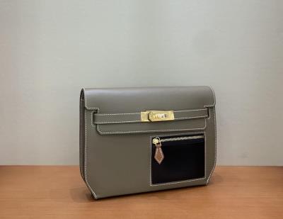 wholesale quality hermes kelly depeches colormatic swift etoupe noir